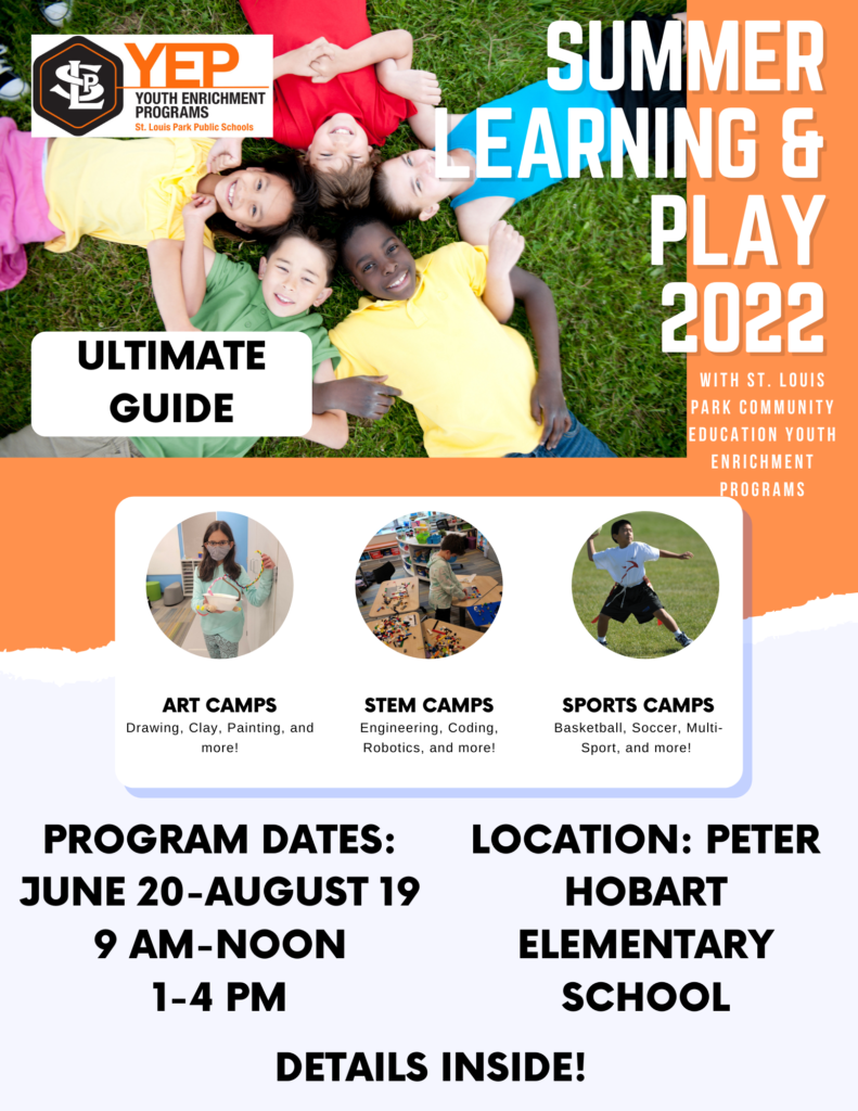 Summer Learning and Play St. Louis Park Community Education